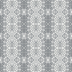 Fototapeta premium Abstract seamless pattern with various shapes. Geometric pattern for fabric. Textile background.