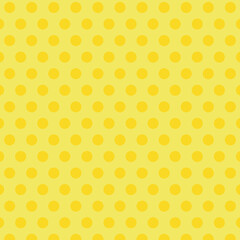 yellow polka dots seamless pattern retro stylish vintage background concept for fashion print - obrazy, fototapety, plakaty