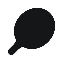 Fototapeta na wymiar Ping pong racket Icon vector Line for web, presentation, logo, Icon Symbol. 
