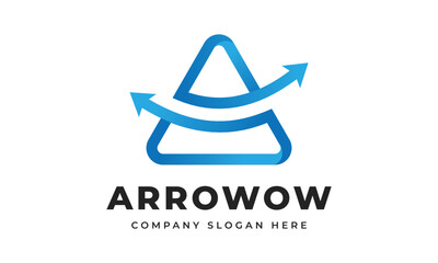Fototapeta premium Letter A Arrow Accounting And Financial Up Air Aviation Logo Design Vector Icon Symbol Illustrations.