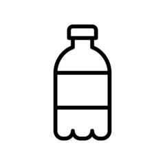 Plastic Bottle Icon, Line style icon vector illustration, Suitable for website, mobile app, print, presentation, infographic and any other project.