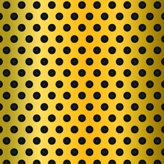 pretty cute luxury gold and black polka dots seamless pattern retro stylish vintage background concept for fashion print