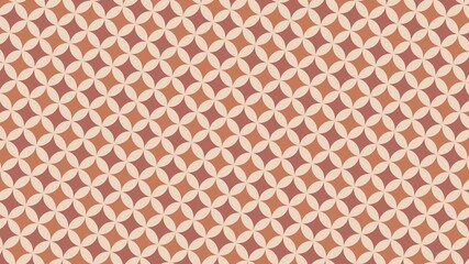 Circle and diamond abstract, Flower abstract