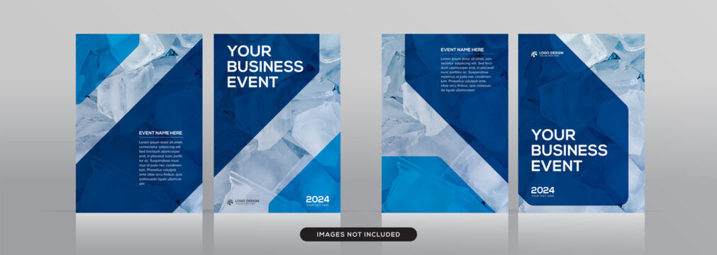 Multipurpose corporate book cover design template in a4 format premium vector cover mockup Premium Vector	
