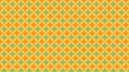 Circle and diamond abstract, Flower abstract