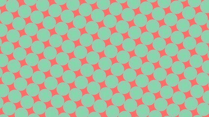 Circle and diamond abstract, Flower abstract