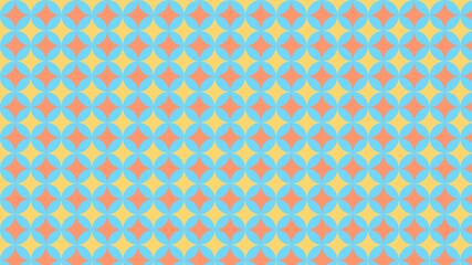 Circle and diamond abstract, Flower abstract