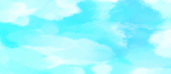 Blue colour paper texture watercolor liquid vector background, print. Splatter hand drawn abstract art design, card, wallpaper. Abstract Horizontal Mixing Pigments. Subtle Graphic Background.