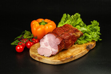 Delicous smoked pork for snack