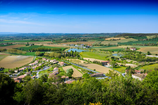 Landscape seen from Lautrec village