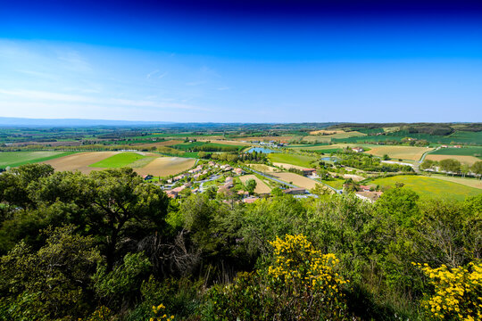 Landscape seen from Lautrec village