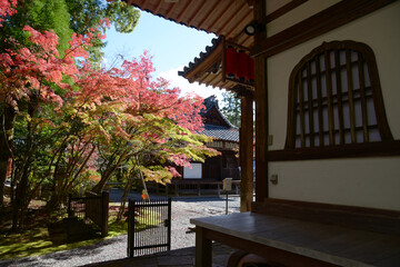 赤山禅院　地蔵堂から拝殿を望む　京都市左京区