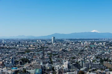 Fotobehang 高層ビルから見る東京の風景 © EISAKU SHIRAYAMA