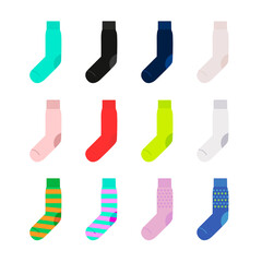 socks isolated on white