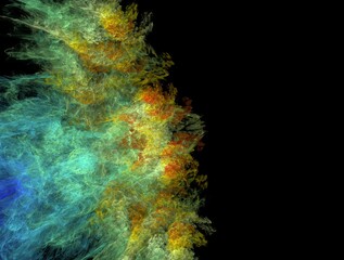 Imaginatory fractal abstract background Image