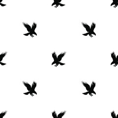 Obraz na płótnie Canvas silhouettes of birds pattern