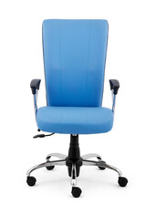 office chair isolated on white background . front view