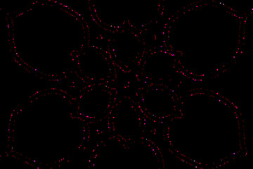 Red flower outline Mandala background.Red Mandala.