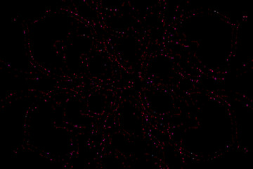 Red flower outline Mandala background.Red Mandala.