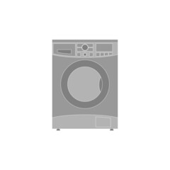 A washing machine icon for washing various types of clothes on a white background.