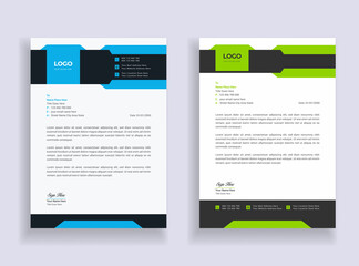 Modern Business Letterhead Template. Clean and Corporate Letterhead Template For Your Company Project Design