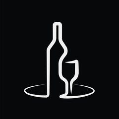 Restaurant logo design psd, vector modern style