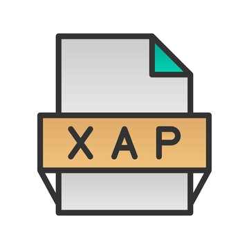 Xap Filled Gradient Vector Icon Design
