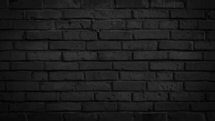 Black anthracite damaged rustic brick wall brickwork stonework masonry texture background