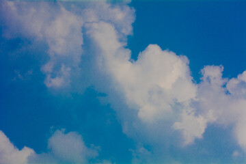 Obraz premium Clouds in a blue sky