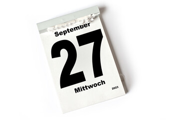  27 September 2023