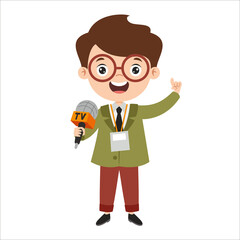 Cartoon Drawing Of A Speaker