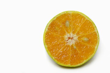 Fototapeta na wymiar slice of orange