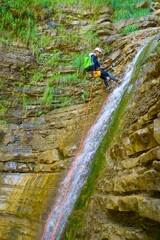 Canyoning Furco Canyon in Pyrenees