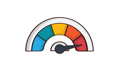 Cartoon thermometer vector