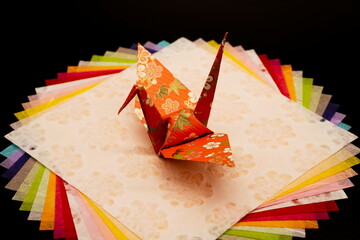 Japanese traditional culture celebration crane