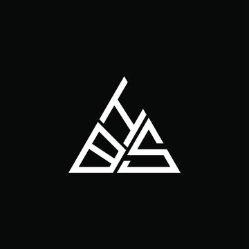 HBS letter logo creative design. HBS unique design
