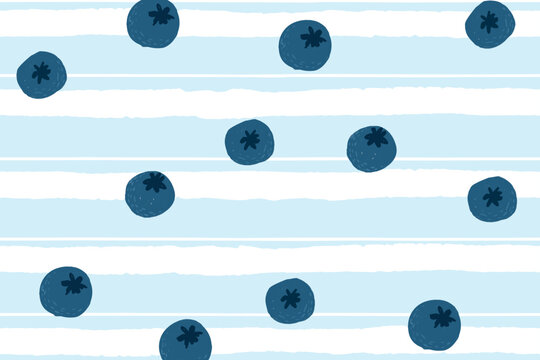 Blueberry Background Desktop Wallpaper, Cute Vector