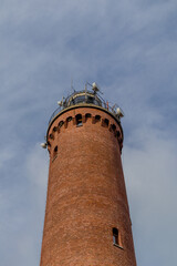 Fototapeta premium Ausflug zum Leuchtturm Gaski an der Polnischen Ostsee - Polen
