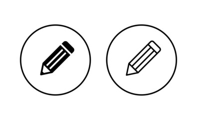 Pencil icons set. pen sign and symbol. edit icon vector