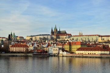 Fototapeta na wymiar View of Prague Castle, Czech Republic