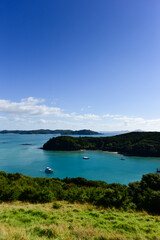 Fototapeta na wymiar view of bay of islands, new zealand