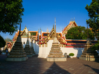 Goldene Stupa Palast Bangkok Thailand