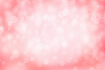 Pink Abstract Colorful Bokeh Light Background For Wedding Magic Holiday Poster Design