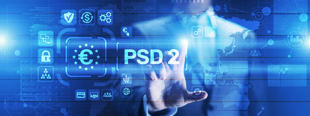 PSD2 Payment Services Directive Open Banking Payment service provider security protocol.