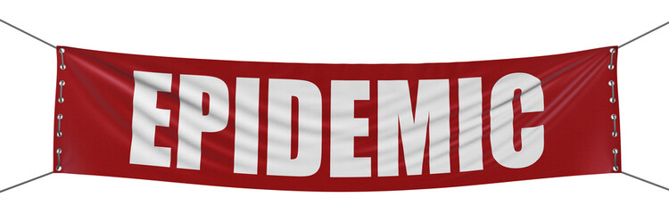 EPIDEMIC banner  (clipping path included)