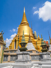 Goldene Stupa Palast Bangkok Thailand