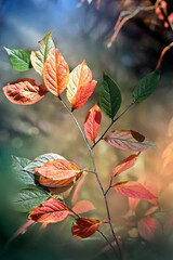 Jesienne kolory liści © Gabriela