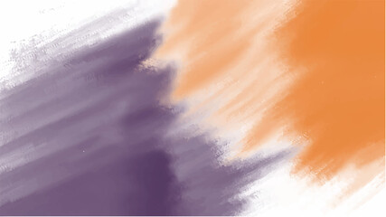 Orange and purple watercolor background for your design, watercolor background concept, vector.