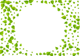 Mint Greens Realistic Vector White Background