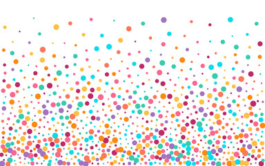 Bright Circle Invitation Vector White Background.